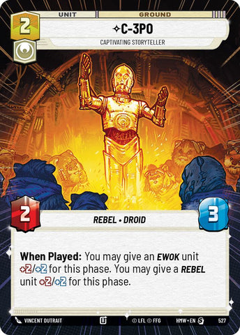 C-3PO - Captivating Storyteller (527) (Hyperspace) (527) [Homeworlds]