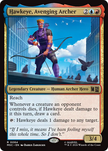 Hawkeye, Avenging Archer [Marvel Super Heroes Commander]