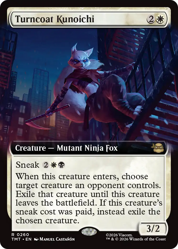 Turncoat Kunoichi (Extended Art) [Teenage Mutant Ninja Turtles]