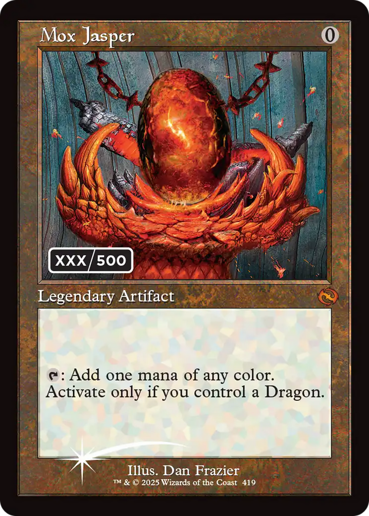 Mox Jasper (Serial Numbered) [Tarkir: Dragonstorm]