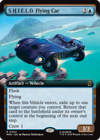 S.H.I.E.L.D. Flying Car (Extended Art) [Marvel Super Heroes]