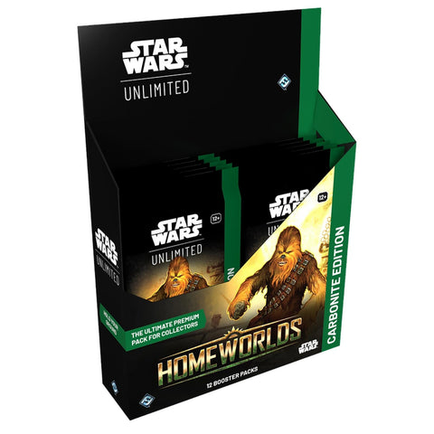Star Wars Unlimited - Homeworlds Carbonite Booster Display