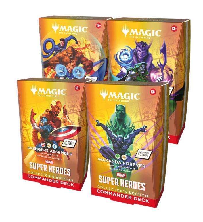 Magic the Gathering Marvel Super Heroes Collector Commander Decks