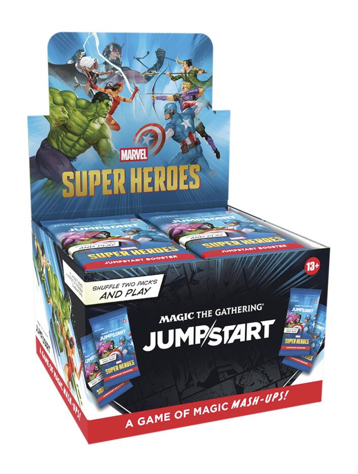 Magic the Gathering Marvel Super Heroes Jumpstart Boosters (24 Boosters Per Display)