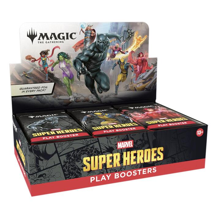 Magic the Gathering Marvel Super Heroes Play Boosters (30 Boosters Per Display)