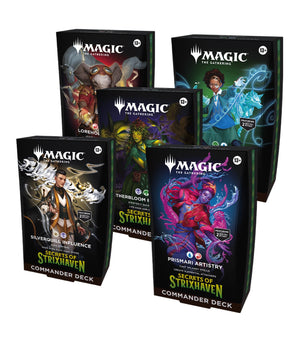 Magic the Gathering Secrets of Strixhaven Commander Decks