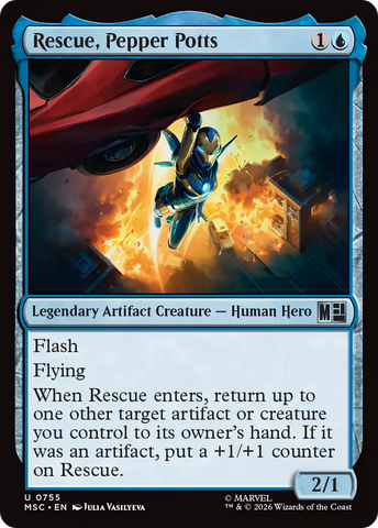 Rescue, Pepper Potts [Marvel Super Heroes Commander]