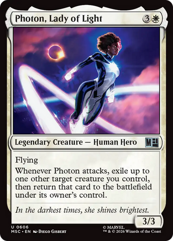 Photon, Lady of Light [Marvel Super Heroes Commander]