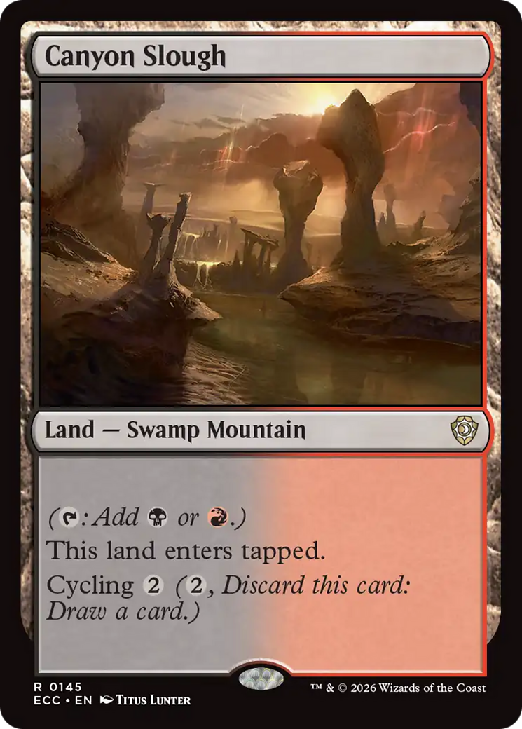 Canyon Slough [Lorwyn Eclipsed Commander]