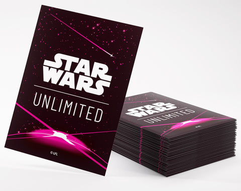Gamegenic Star Wars Unlimited Art Sleeves - Card Back Magenta Trading Cards Accessories Gamegenic