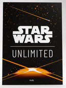 Gamegenic Star Wars Unlimited Art Sleeves - Card Back Orange