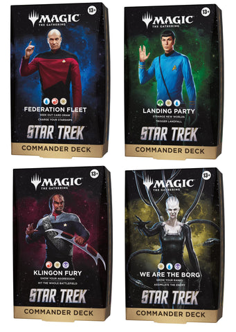 Magic the Gathering Star Trek Commander Decks