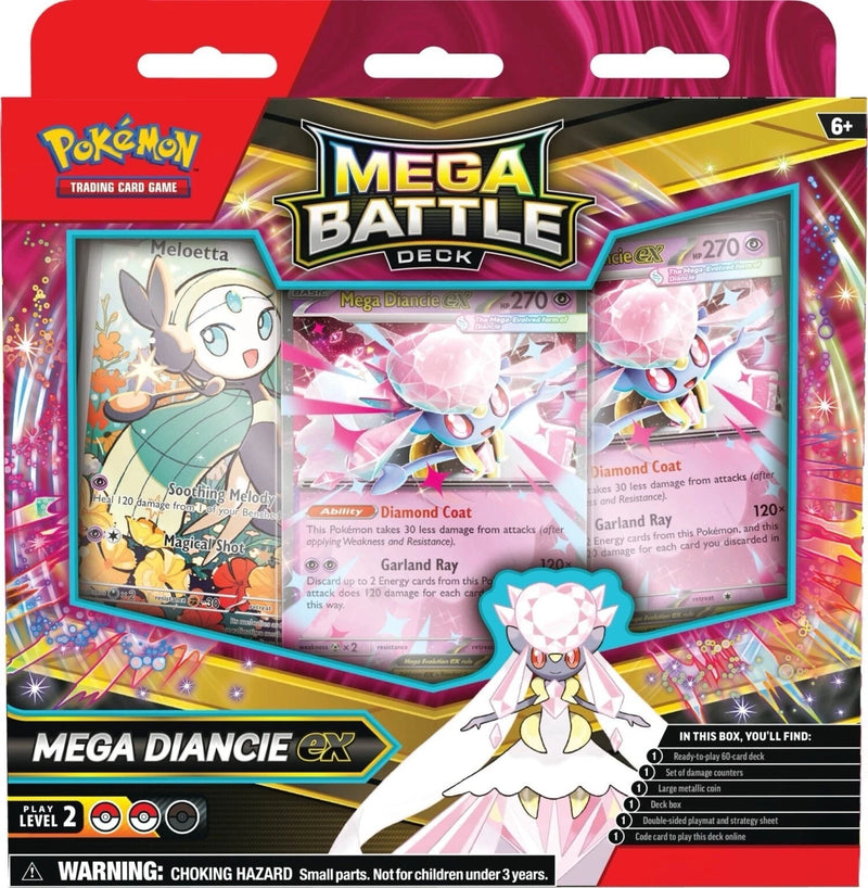 Pokémon TCG: Mega Battle Deck—Mega Gengar ex and Mega Diancie ex
