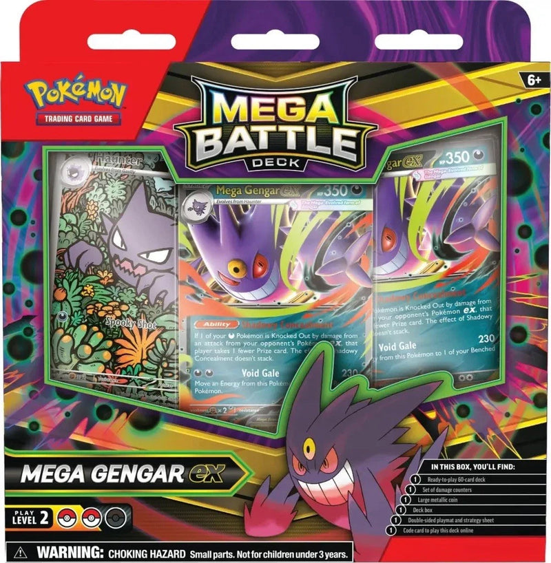 Pokémon TCG: Mega Battle Deck—Mega Gengar ex and Mega Diancie ex