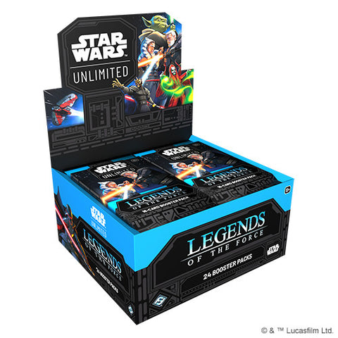 Star Wars Unlimited - Legends of the Force Booster Display