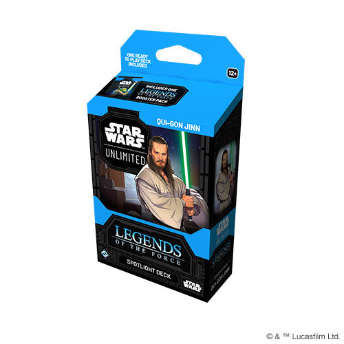 Star Wars Unlimited - Legends of the Force Spotlight Deck Display