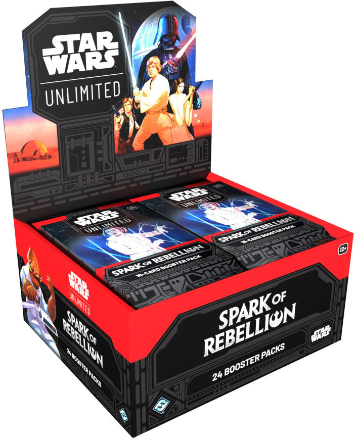 Star Wars Unlimited Spark of Rebellion Booster Display