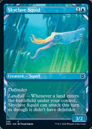 Skyclave Squid (Showcase) [Zendikar Rising]