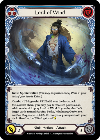 Lord of Wind [WTR081-M] Alpha Print Normal