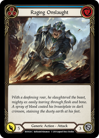 Raging Onslaught (Blue) [BVO024-C] Normal