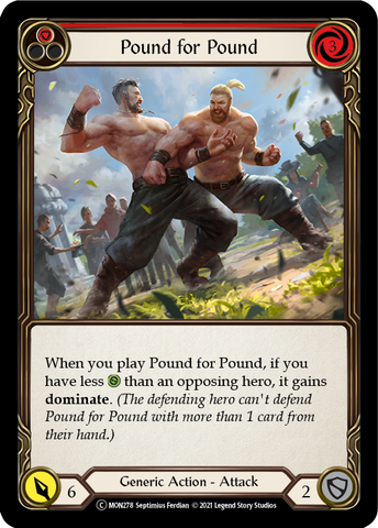Pound for Pound (Red) [U-MON278] Unlimited Edition Normal