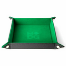 MDG Velvet Folding Dice Tray - Green