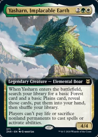 Yasharn, Implacable Earth (Extended Art) [Zendikar Rising]