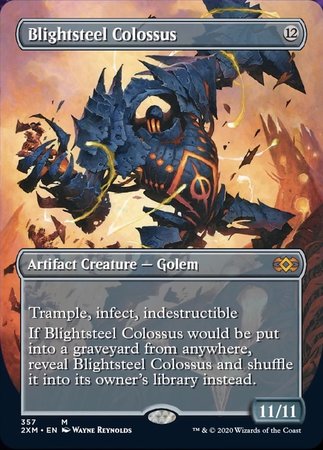 Blightsteel Colossus (Showcase) [Double Masters]