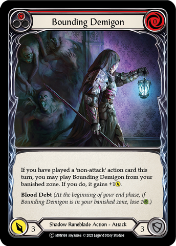 Bounding Demigon (Red) [U-MON168] Unlimited Edition Normal