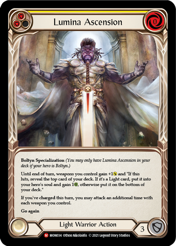 Lumina Ascension (Rainbow Foil) [MON034-RF] 1st Edition Rainbow Foil