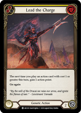 Lead the Charge (Yellow) [ARC210] Unlimited Edition Rainbow Foil