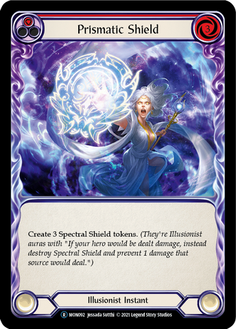 Prismatic Shield (Red) [U-MON092] Unlimited Edition Normal