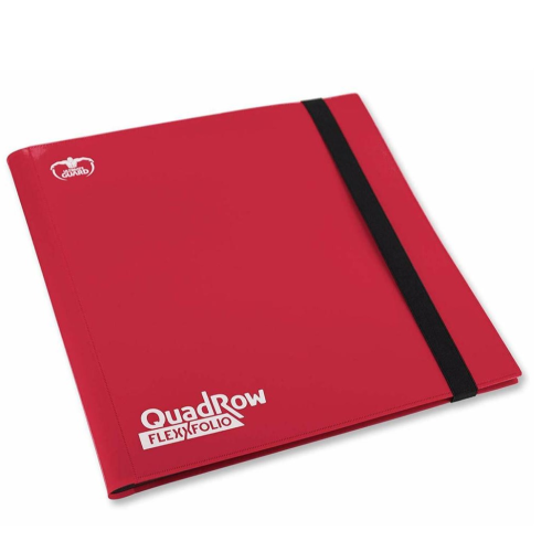 Ultimate Guard 12-Pocket QuadRow FlexXfolio Red Folder