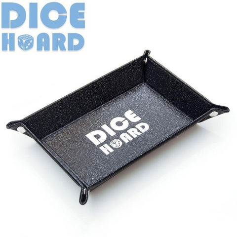 Dice Hoard Tray Glitter Black