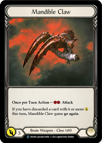 Mandible Claw (Rainbow Foil) [CRU004-RF] Unlimited Rainbow Foil