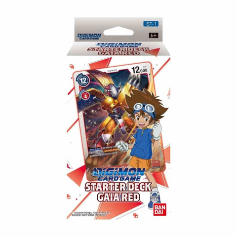 Digimon Card Game Series 01 Starter Display 01 Gaia Red (JAN 2021)