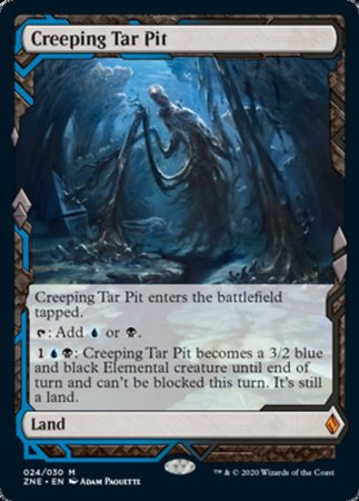 Creeping Tar Pit [Zendikar Rising Expeditions]