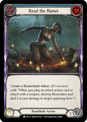 Read the Runes (Blue) [ARC111] Unlimited Edition Normal