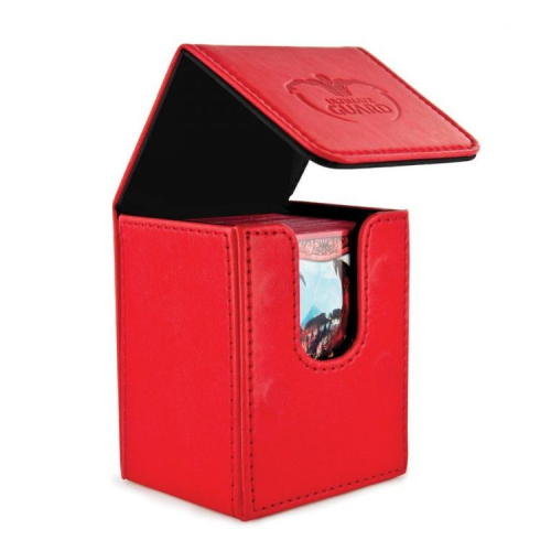 Ultimate Guard Flip Deck Case 100+ Standard Size Red Deck Box