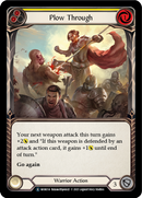 Plow Through (Yellow) (Rainbow Foil) [U-MON114-RF] Unlimited Edition Rainbow Foil