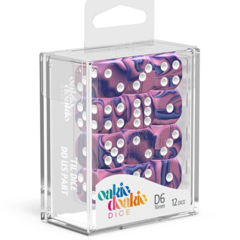 Oakie Doakie Dice D6 16 mm GemiDice - Venus (12)