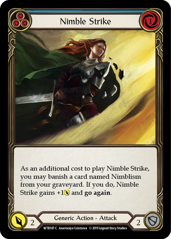 Nimble Strike (Blue) [WTR187-C] Alpha Print Normal