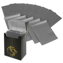 BCW Deck Guards Box and Deck Protectors Double Matte Grey (80 Sleeves)