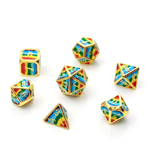 Dice Hoard Regular Metal Set 52 (Rainbow)