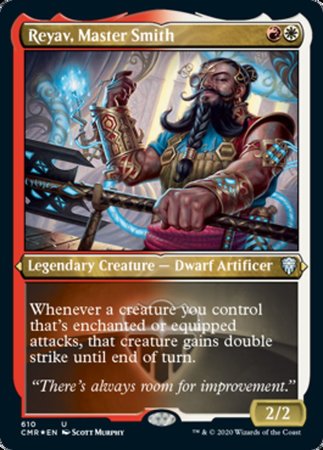 Reyav, Master Smith (Foil Etched) [Commander Legends]