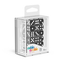 Oakie Doakie Dice D6 12 mm Marble - Black (36)