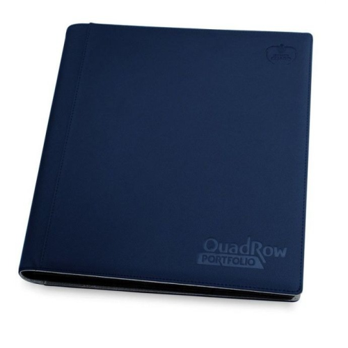 Ultimate Guard 12-Pocket QuadRow Portfolio XenoSkin Dark Blue Folder