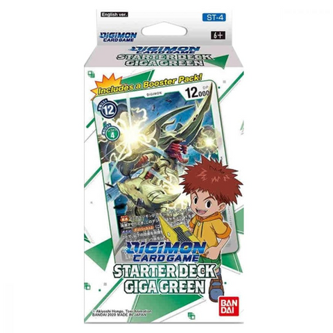 Digimon Card Game Series 04 Starter Display 04 Giga Green (APRIL 2021)