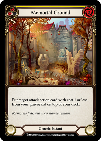 Memorial Ground (Yellow) [U-MON304] Unlimited Edition Normal