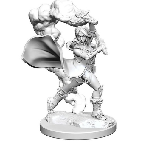 Pathfinder Deep Cuts Unpainted Miniatures Human Female Cleric